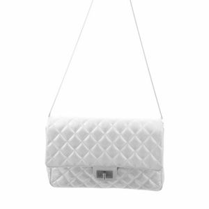 Chanel metallic caviar flap crossbody bag
